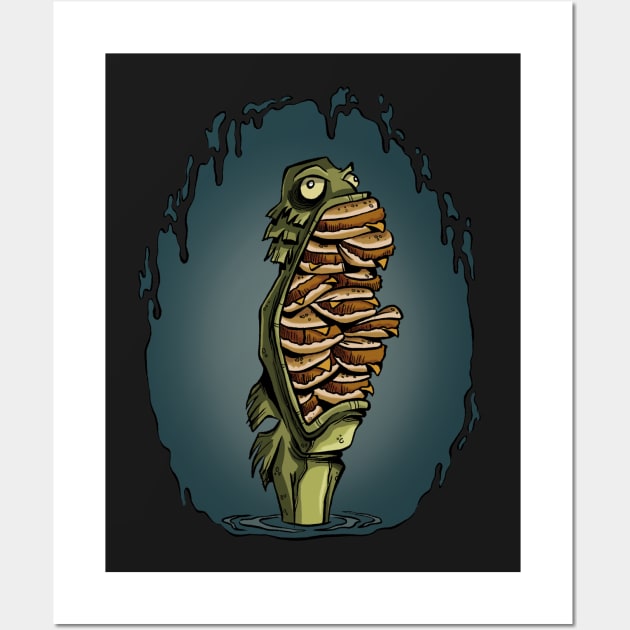 Filet o' Swamp Creature Wall Art by westinchurch